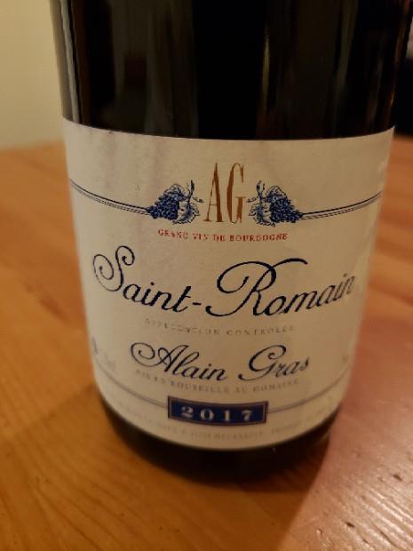 2016 Alain Gras Saint-Romain - CellarTracker