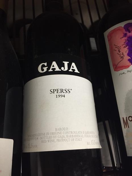 1994 Gaja Barolo Sperss - CellarTracker