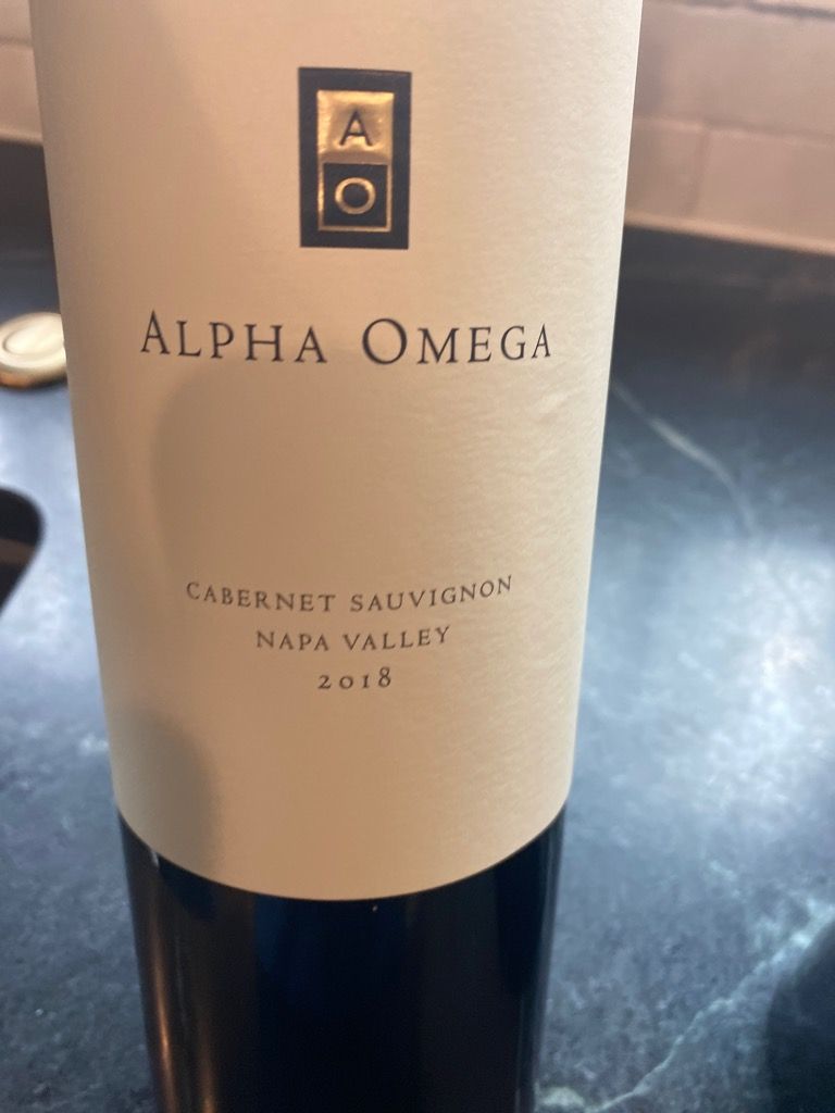 2018 Alpha Omega Cabernet Sauvignon CellarTracker