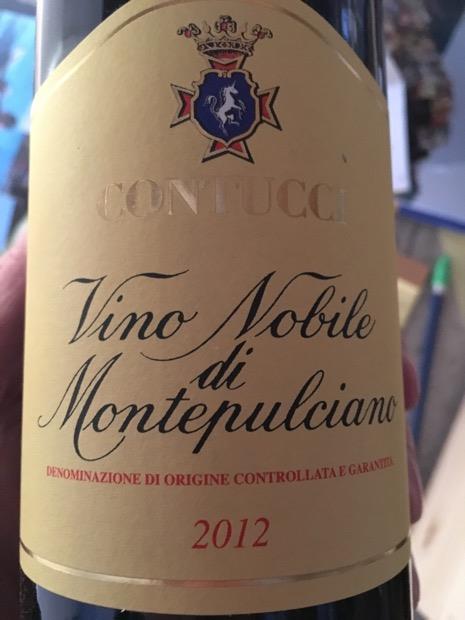 2012 Contucci Vino Nobile di Montepulciano, Italy, Tuscany ...