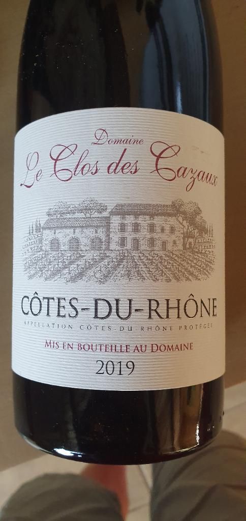 2019 Domaine Le Clos Des Cazaux Côtes Du Rhône, France, Rhône, Southern ...