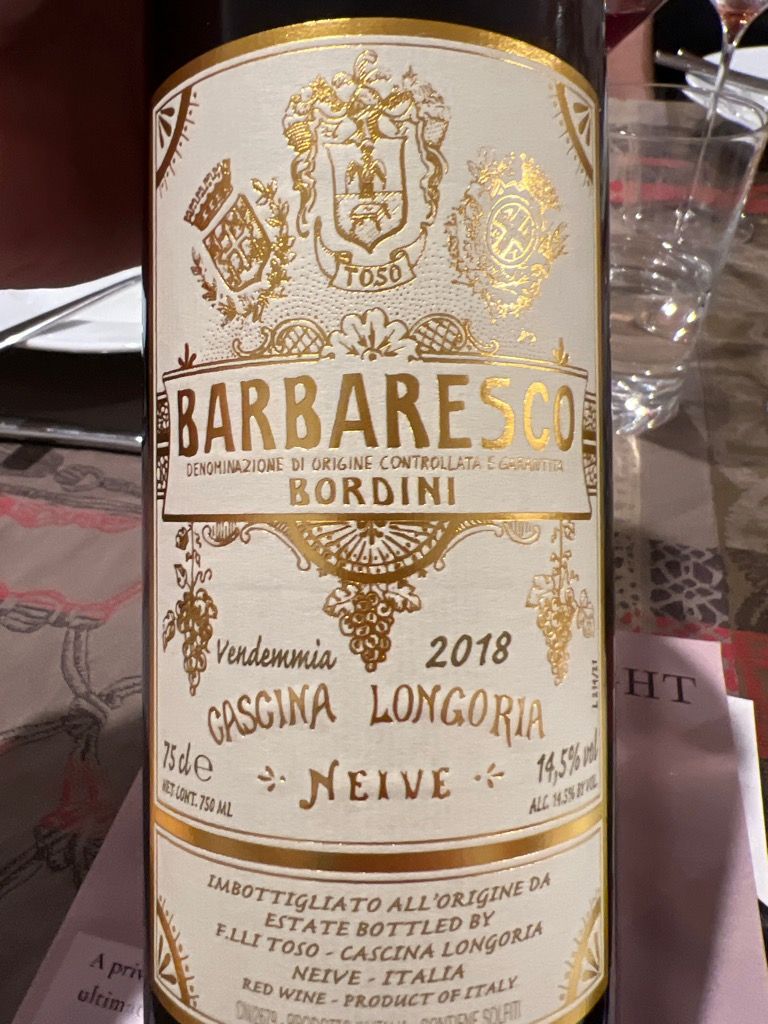 2017 Cascina Longoria Barbaresco Bordini - Le doti, Italy, Piedmont ...