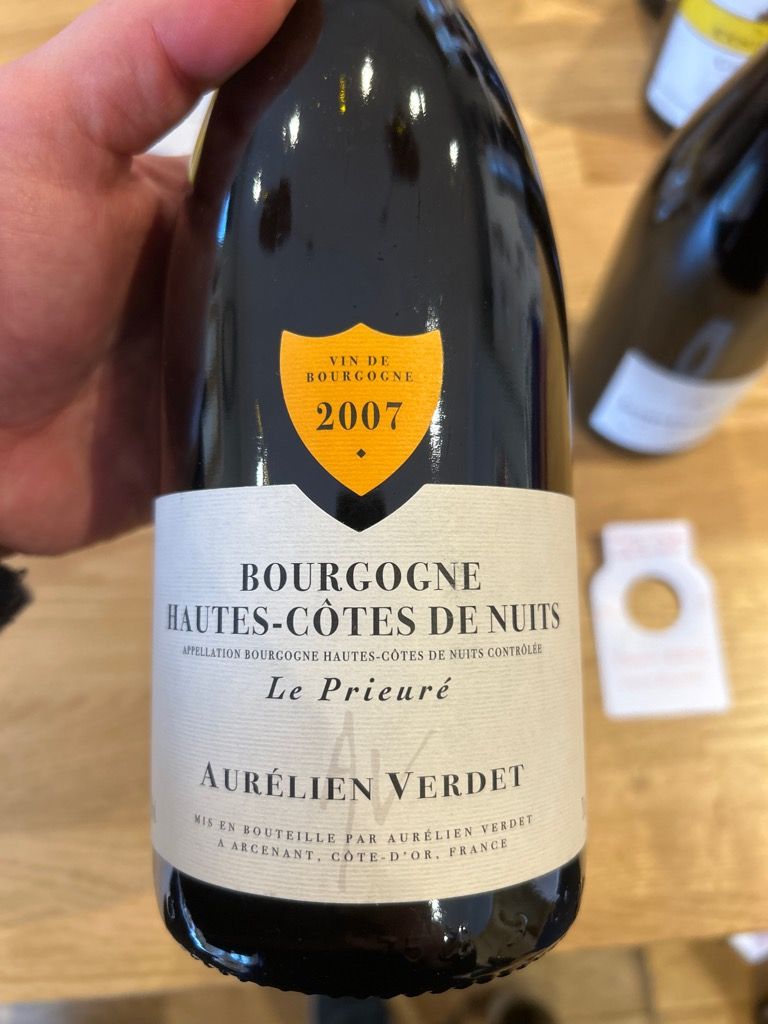 Bourgogne Hautes Côtes de Nuits 2019 2019 Aurelien Verdet Bourgogne Hautes-Côtes de Nuits Le Prieuré