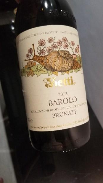 2012 Vietti Barolo Brunate CellarTracker