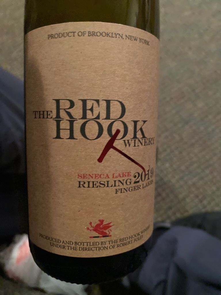 2019 The Red Hook Winery Riesling, USA, New York, Finger Lakes, Seneca