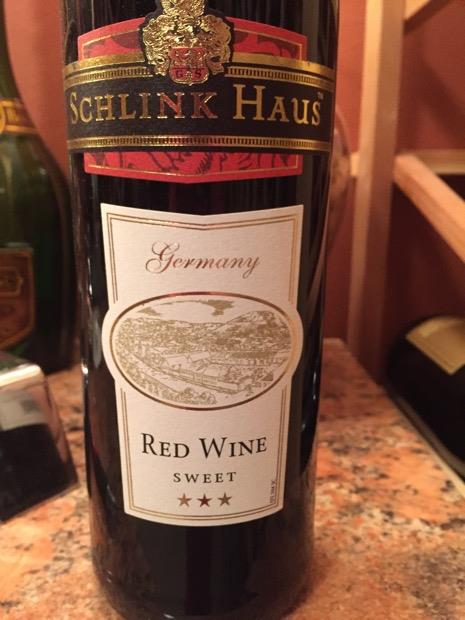 2008 Schlink Haus Dornfelder Red Wine Sweet Germany Nahe