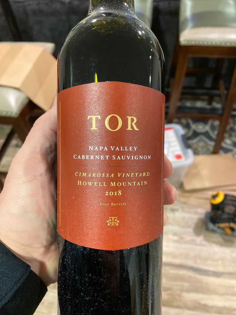 希少★ TOR Cabernet Sauvignon 2005 2005 TOR Cabernet Sauvignon Cimarossa / Mast Vineyards