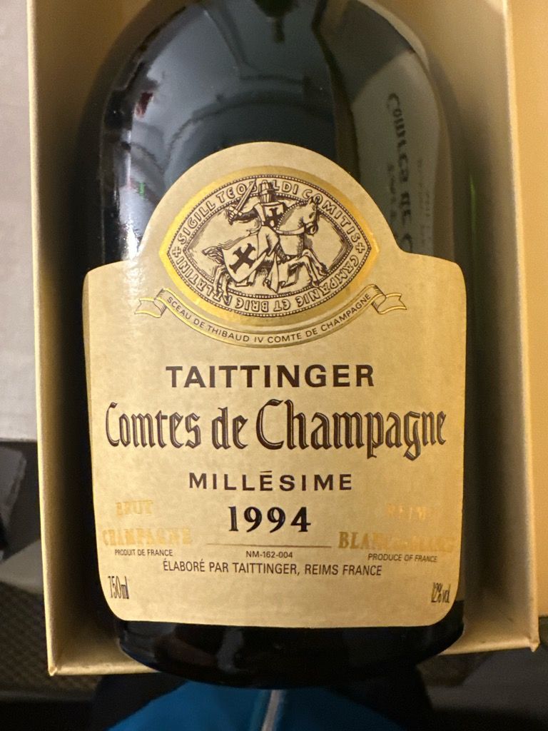 1994 Taittinger Champagne Comtes de Champagne Blanc de Blancs Brut