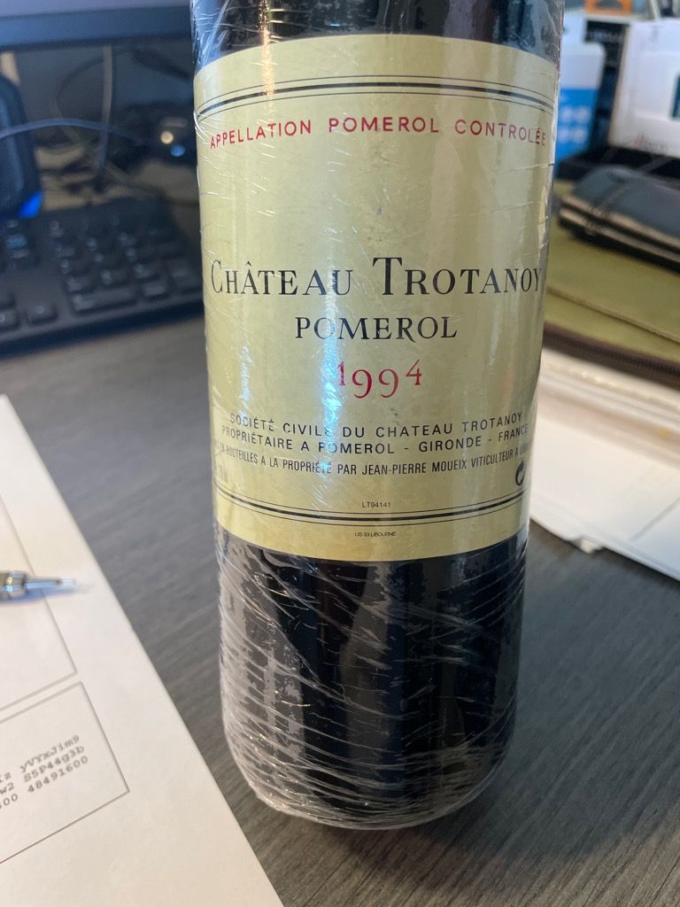 【超希少】シャトー トロタノワ 1998 / CHATEAU  TROTANOY 1998 Château Trotanoy - CellarTracker
