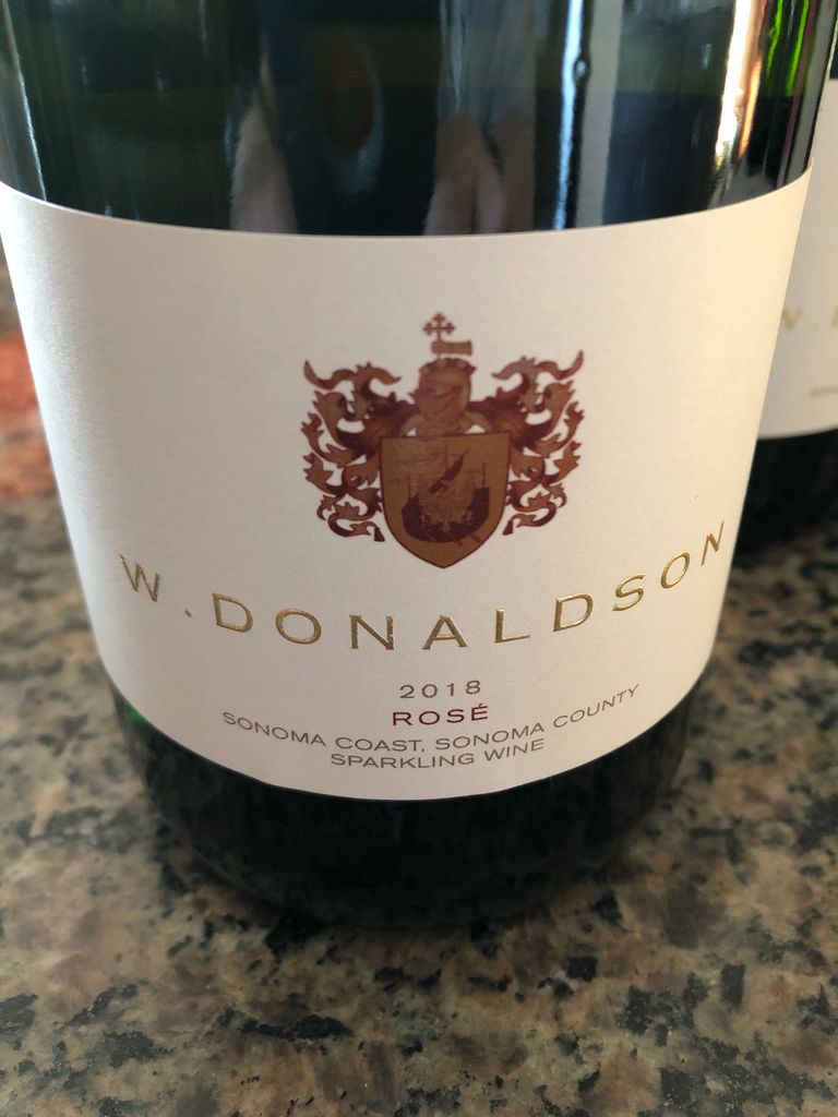 2018 W. Donaldson Rosé Sparkling Wine Sonoma County, USA, California