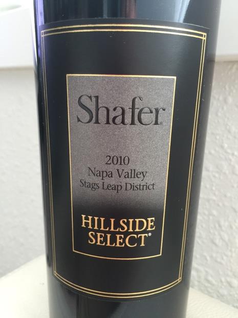 WA98+ ヒルサイド・セレクト2009 シェーファー 【セラー保管 配送無料】 2009 Shafer Cabernet Sauvignon Hillside Select - CellarTracker