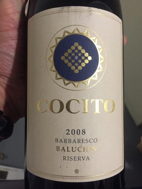 2008 Cocito Barbaresco Baluchin Riserva - CellarTracker