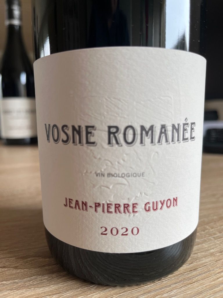 2020 Jean-Pierre Guyon Vosne-Romanée - CellarTracker