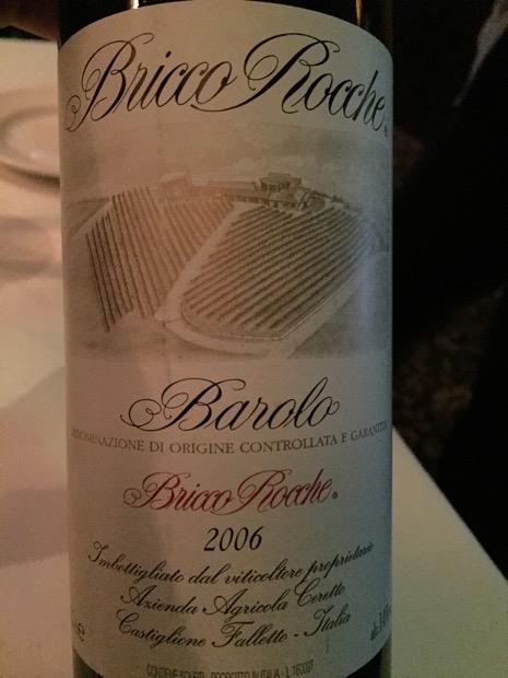 2006 Azienda Bricco Rocche Ceretto Barolo Bricco Rocche