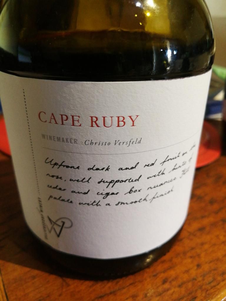 cape ruby wine