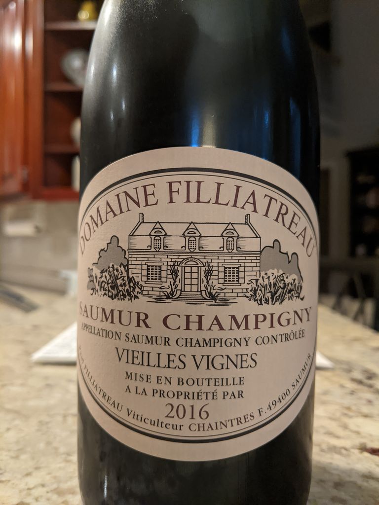 2018 Domaine Filliatreau Saumur-Champigny Vieilles Vignes, France ...