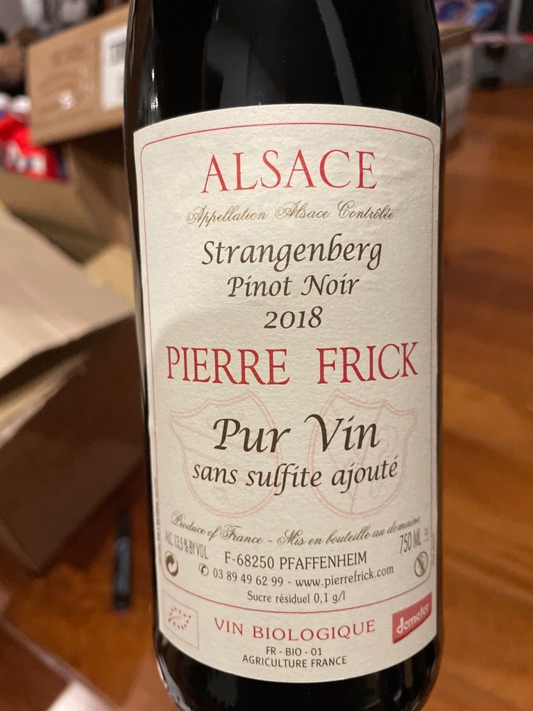 2003 Pierre Frick Pinot Noir Strangenberg - CellarTracker