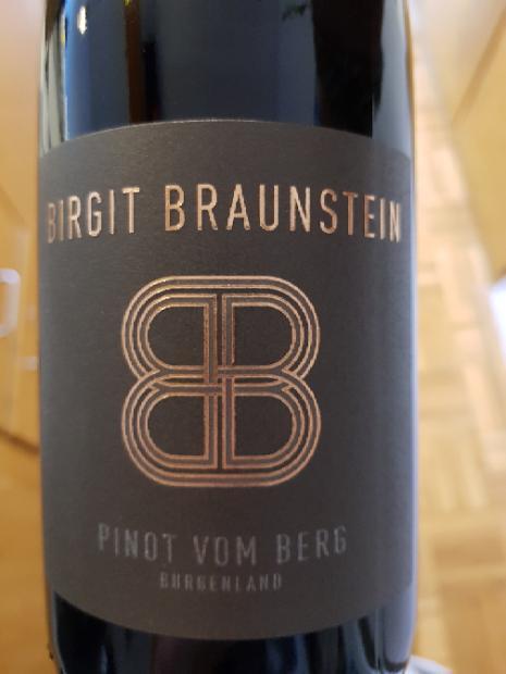 2015 Birgit Braunstein Pinot Noir vom Berg, Austria, Burgenland ...