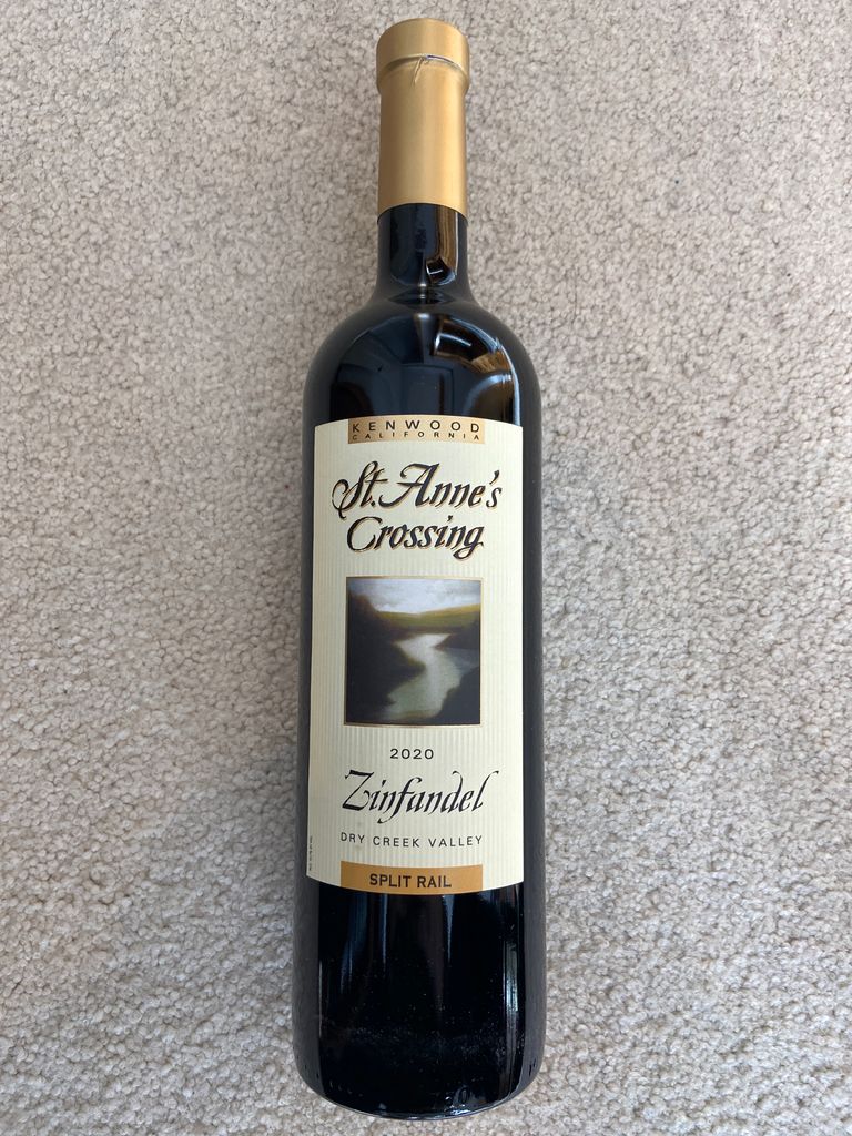 2020 St. Anne's Crossing Zinfandel Split Rail, USA, California, Sonoma