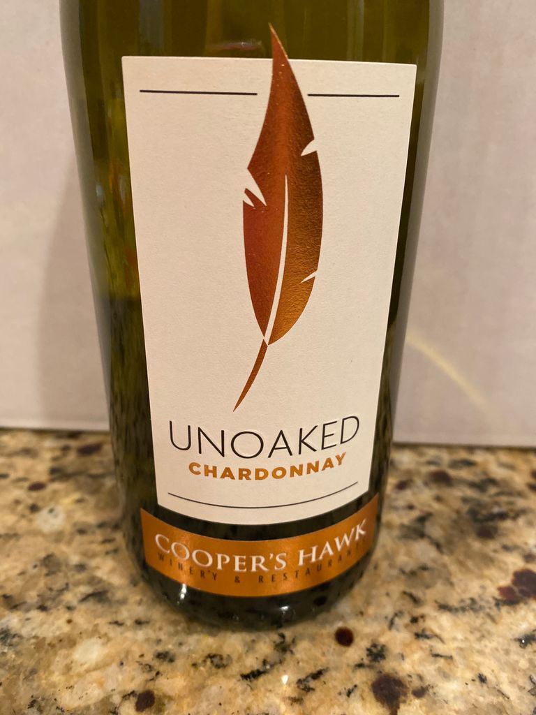 2021 Cooper's Hawk Unoaked Chardonnay, USA, Illinois CellarTracker