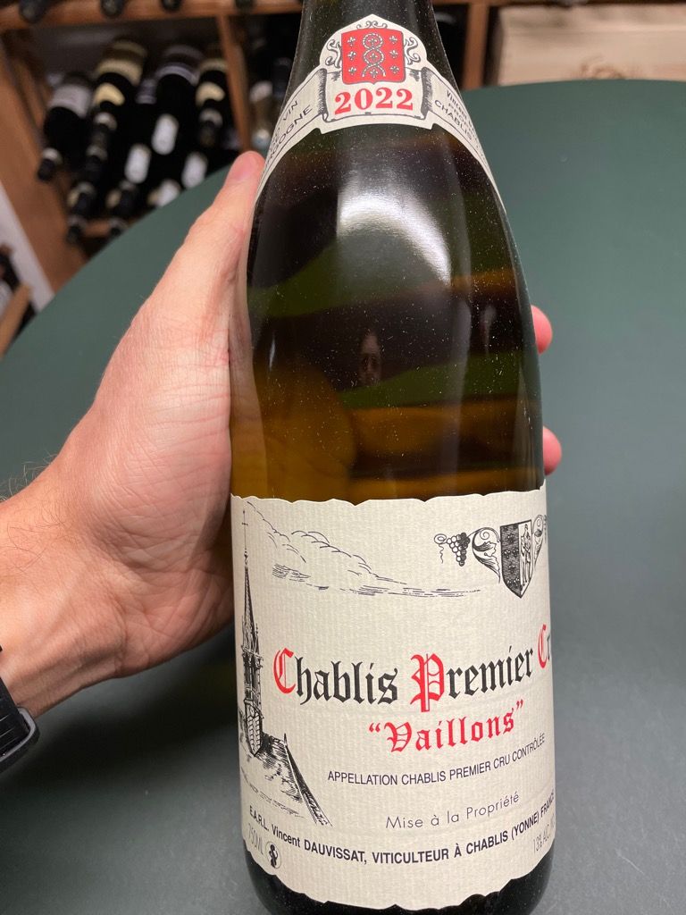 2018 Vincent Dauvissat (René & Vincent) Chablis 1er Cru Vaillons