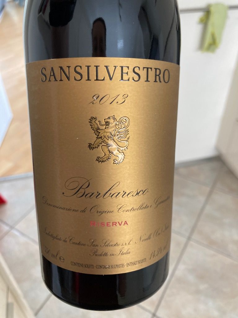 San Silvestro Barolo Riserva 2016