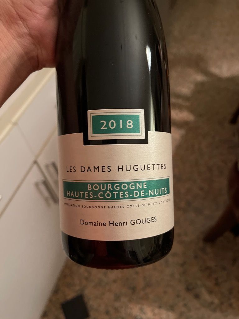 2018 Domaine Henri Gouges Bourgogne Hautes-Côtes de Nuits Les Dames ...