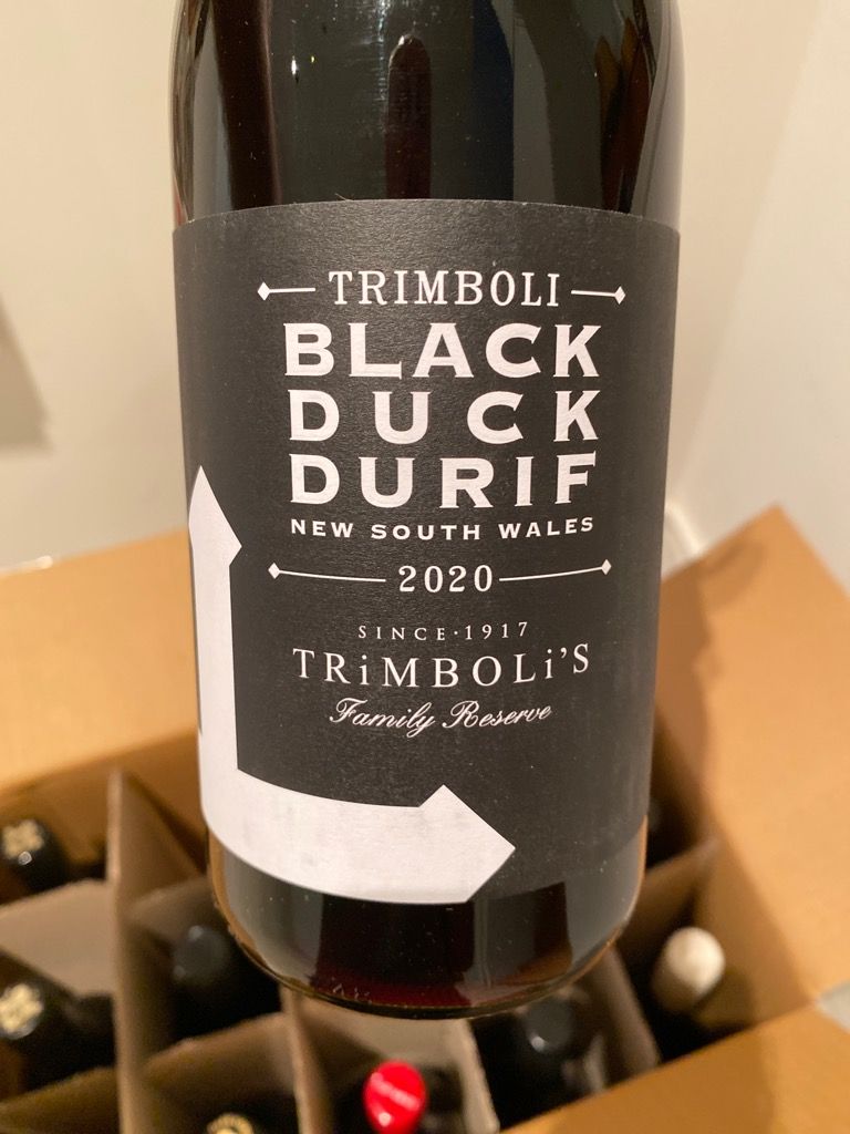 2020 Sam Trimboli Durif Black Duck CellarTracker 