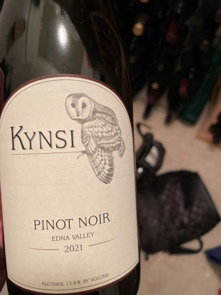 Kynsi Raspi 2021 Kynsi Pinot Noir, USA, California, Central Coast, Edna Valley ...