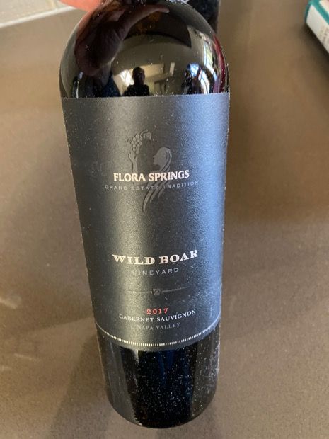 2017 Flora Springs Cabernet Sauvignon Wild Boar Vineyard, USA ...