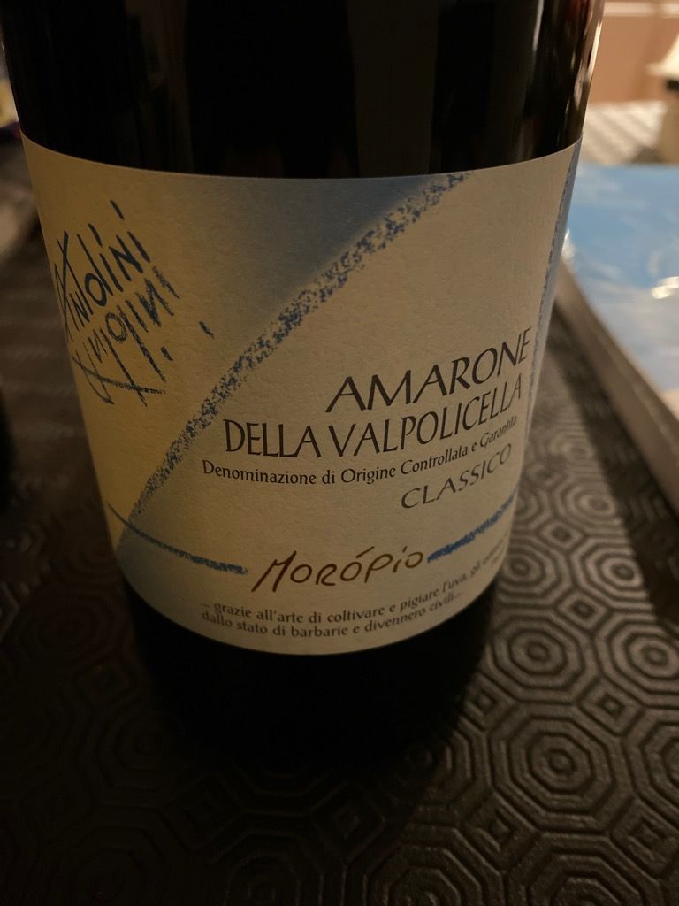 2018 Antolini Amarone Della Valpolicella Classico Moropio Italy Veneto Valpolicella Amarone