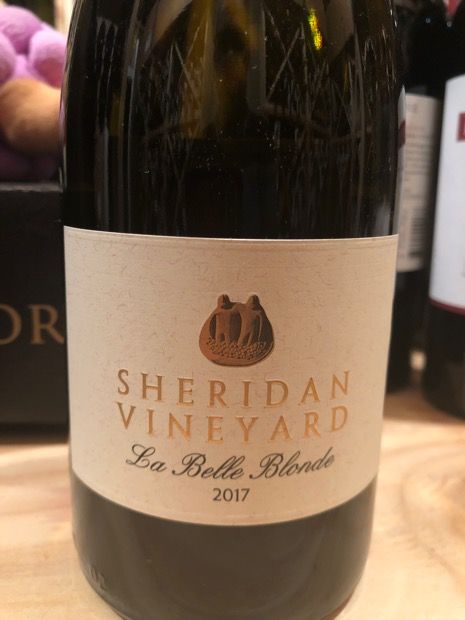 2017 Sheridan Vineyard Chardonnay La Belle Blonde, USA, Washington ...