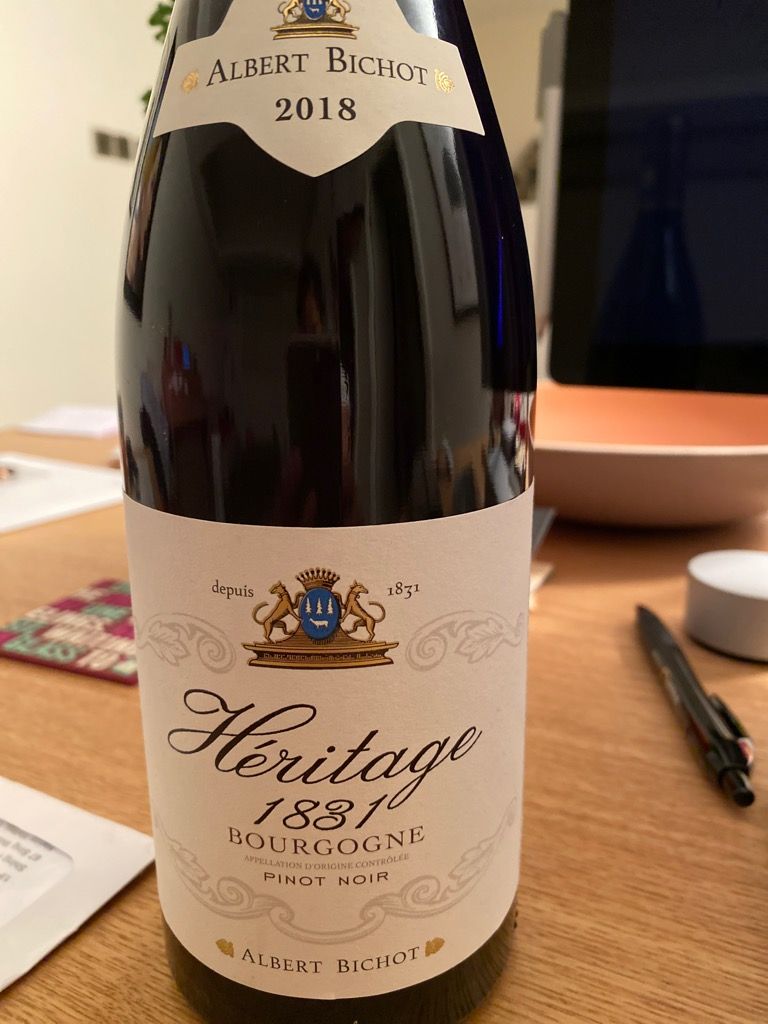 2018 Maison Albert Bichot Bourgogne Heritage 1831, France, Burgundy ...