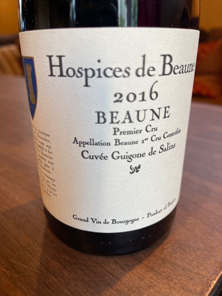 2016 Hospices de Beaune Beaune 1er Cru Cuvée Guigone de Salins