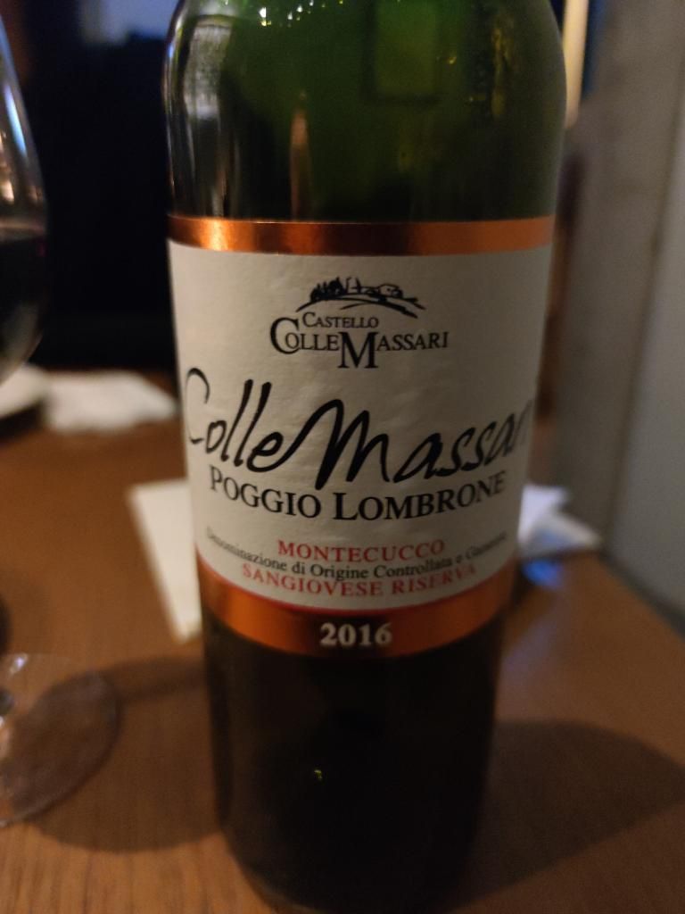 2016 Castello Colle Massari Sangiovese Montecucco Riserva Lombrone ...