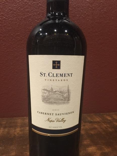 2011 St. Clement Cabernet Sauvignon Napa Valley, USA, California, Napa