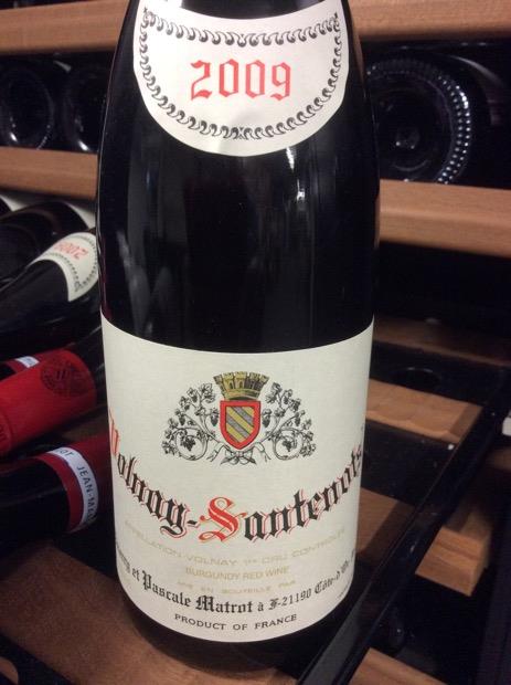 Volnay 1er cru santenots