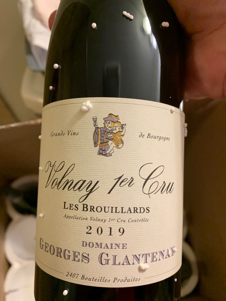 ヴォルネイ 1er Cru les Brouillards 2019 2019 Domaine Glantenay Volnay 1er Cru Les Brouillards