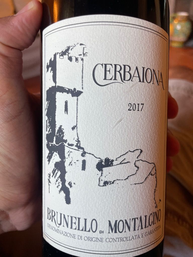 2017 Cerbaiona (Molinari) Brunello di Montalcino, Italy, Tuscany ...