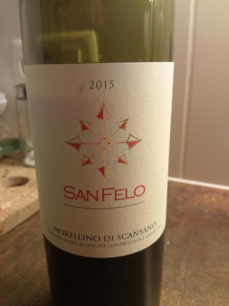 2015 San Felo Morellino di Scansano, Italy, Tuscany, Maremma, Morellino ...