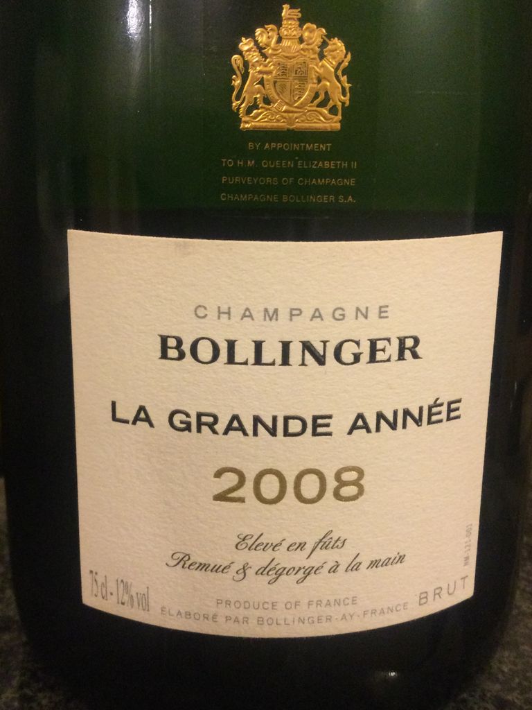 2008 Bollinger Champagne La Grande Année - CellarTracker