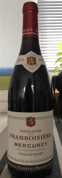2012 Faiveley Mercurey Vieilles Vignes - CellarTracker