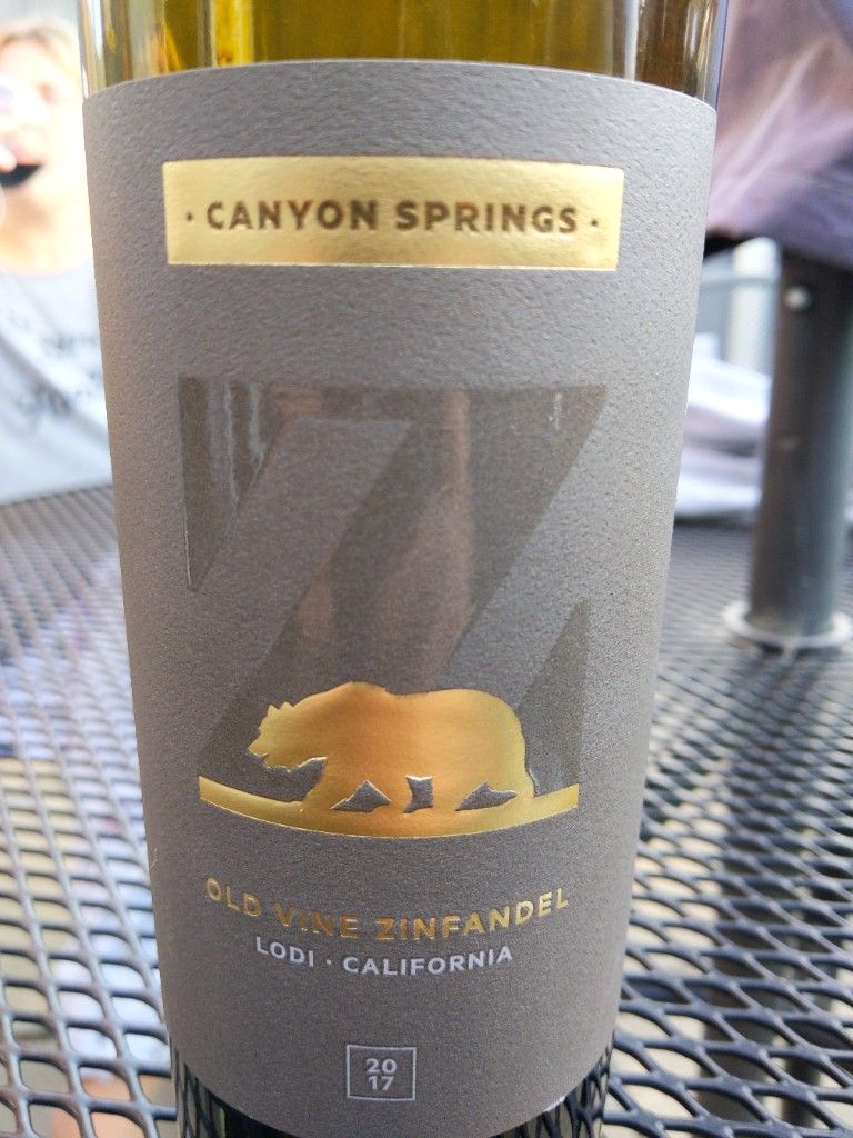 2017 Canyon Springs Zinfandel Old Vine Lodi, USA, California, Central