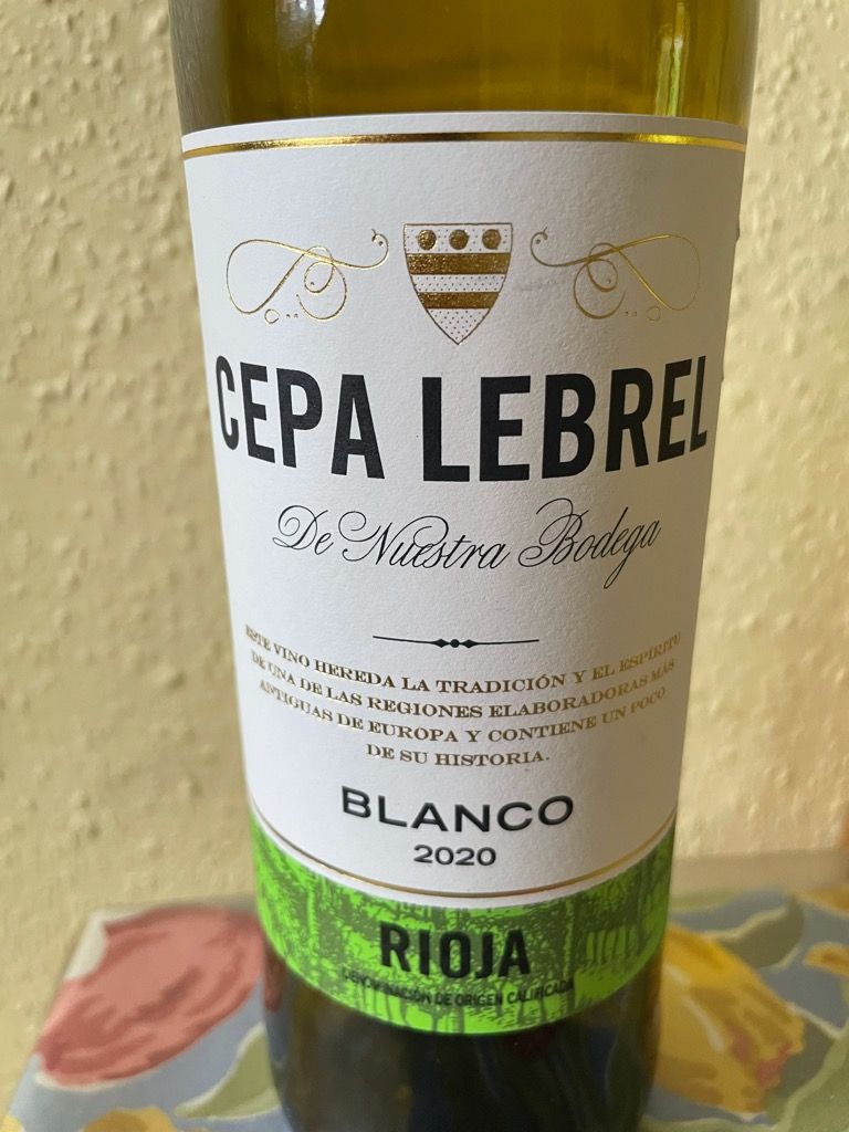 Blanco Lebrel Bodegas 2020 CellarTracker Cepa Rioja Castillo -