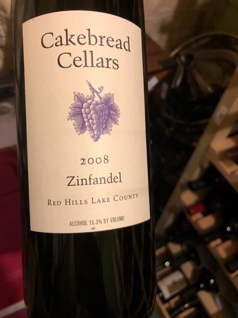 2008 Cakebread Cellars Zinfandel Red Hills Lake County, USA, California ...