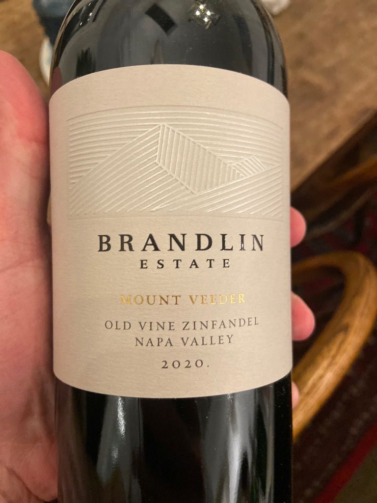 2020 Brandlin Zinfandel Old Vine Mt. Veeder, USA, California, Napa Valley, Mt. Veeder