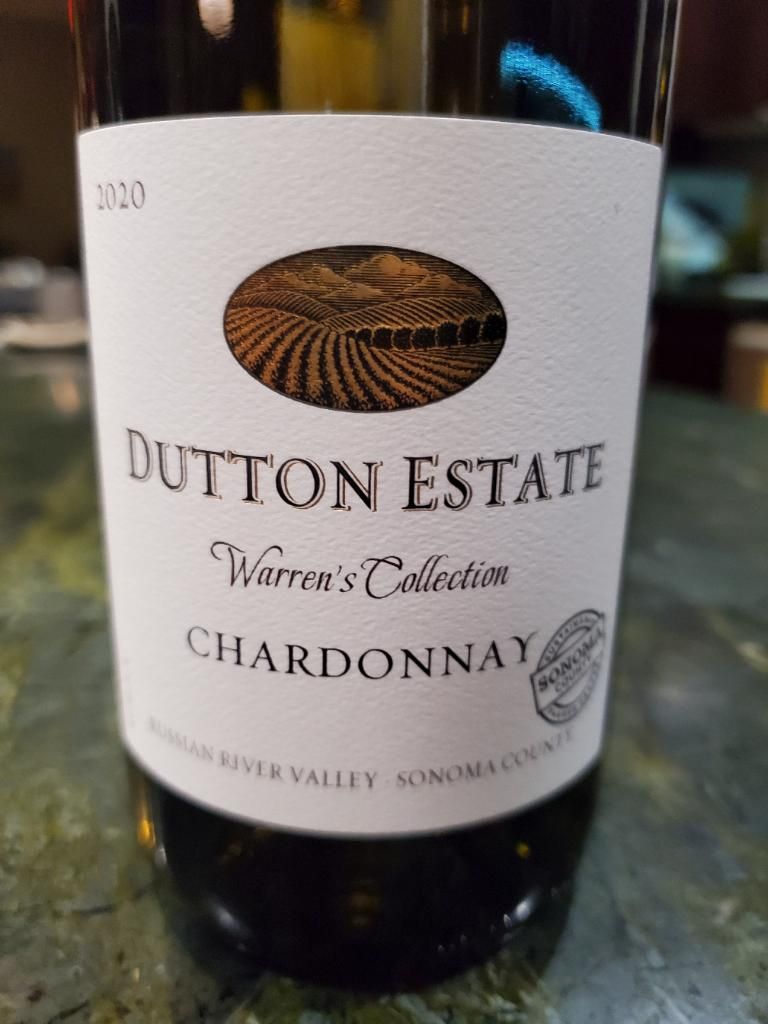 2020 Dutton Estate Chardonnay Warren's Collection Dutton Ranch, USA
