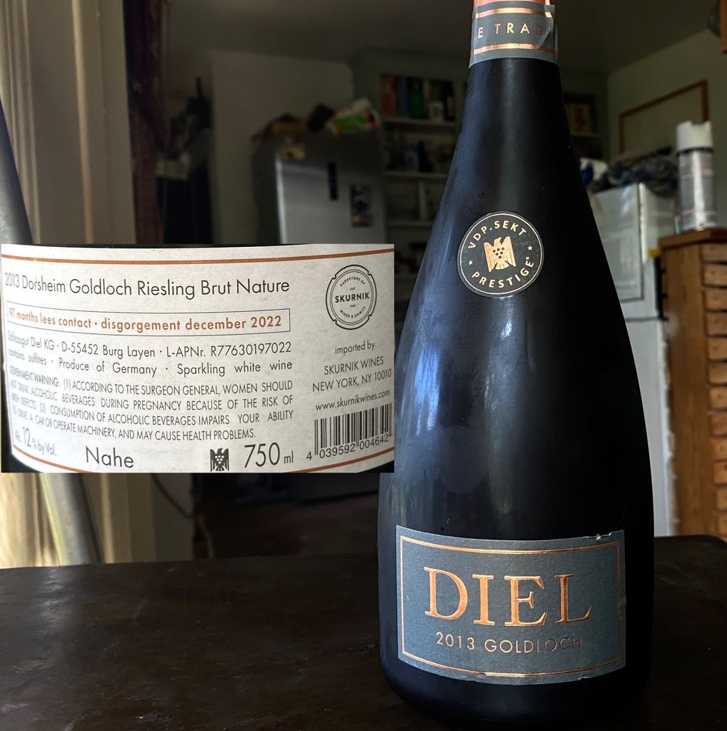 2017 Schlossgut Diel Dorsheimer Goldloch Riesling Brut Nature