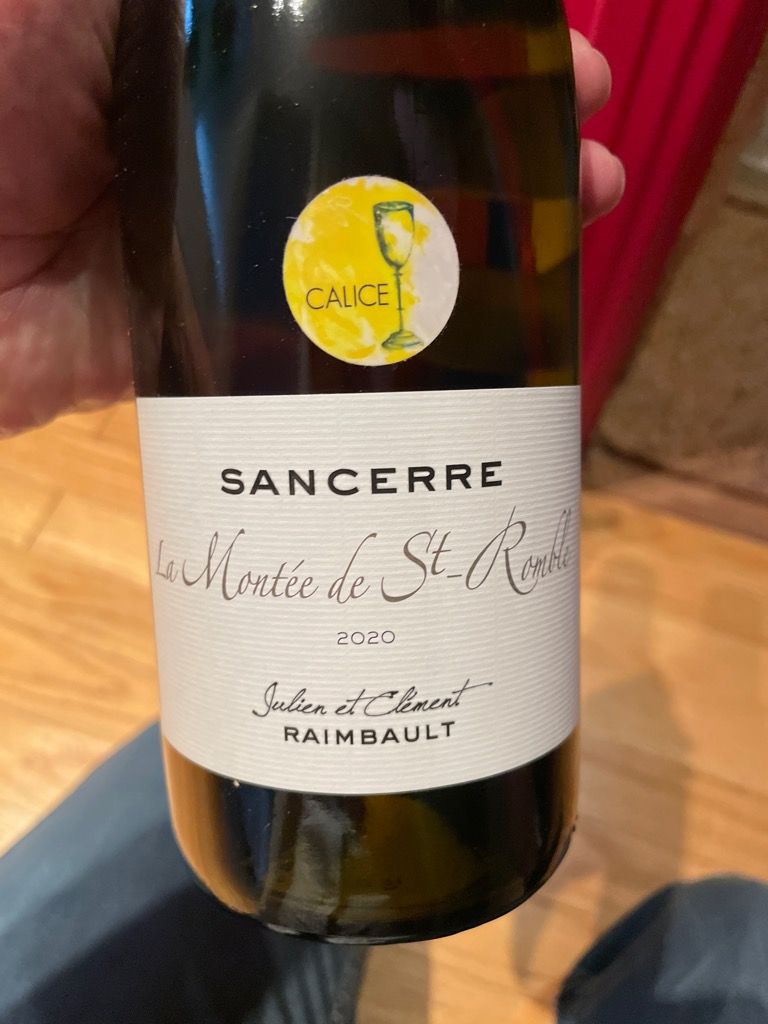 2020 Domaine du Pré Semelé Sancerre La Montée de Saint Romble, France ...