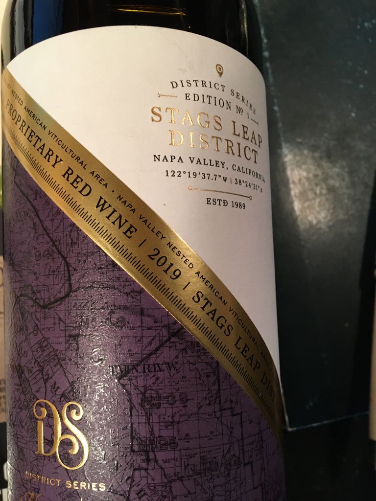 2019 Precision Wine Company District Series No. 1 Stags Leap District